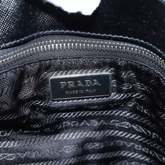 PRADA Tote Bag Nylon Black Auth - Picture 14 of 16